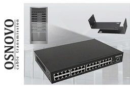 Новинка от OSNOVO - Управляемый стоечный POE инжектор на 16 устройств с бюджетом 250Вт