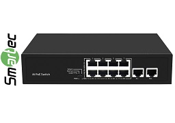 Новинка от Smartec новое сетевое оборудование: PoE-коммутатор ST-NS008MB-MD
