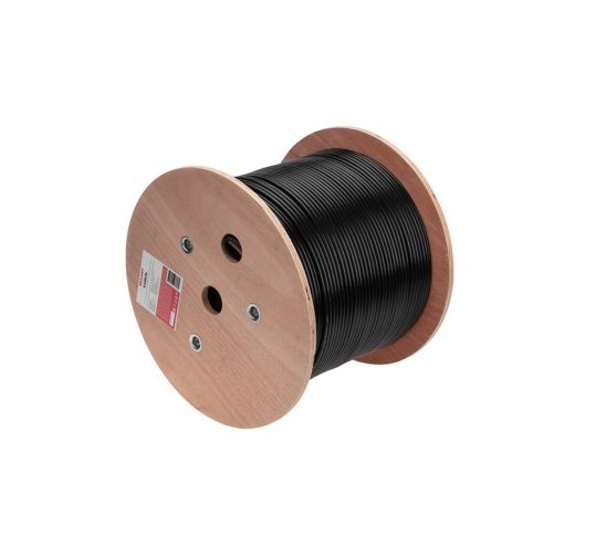 Кабель витая пара U/UTP, CAT 6, PE, 4PR, 23AWG, OUTDOOR, SOLID, черный, 305м REXANT  01-0058 Фото Кабель витая пара U/UTP, CAT 6, PE, 4PR, 23AWG, OUTDOOR, SOLID, черный, 305м REXANT  01-0058 Фото