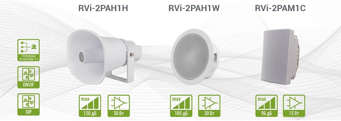 Новинки от RVi! IP-громкоговорители для оповещений пожарной и охранной сигнализации Новинки от RVi! IP-громкоговорители для оповещений пожарной и охранной сигнализации