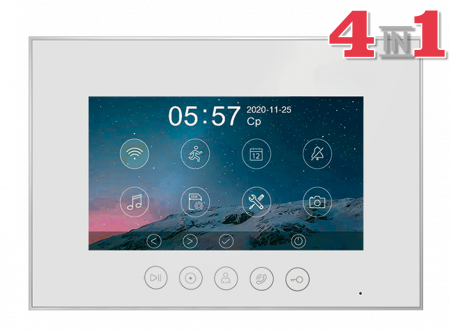 Marilyn HD s (White) VZ-2 Монитор цветного видеодомофона  Фото