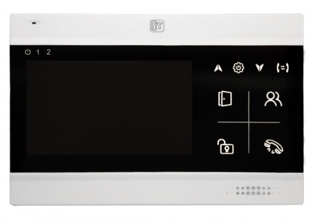 ST-M102/4 (S) ЧЕРНЫЙ Монитор домофона цветной Фото