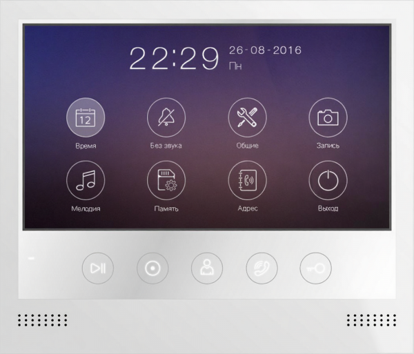 Selina HD M XL Монитор цветного видеодомофона 7 дюймов Фото Selina HD M XL Монитор цветного видеодомофона 7 дюймов Фото