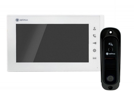 Комплект видеодомофона Optimus Leader IK-27B30IR (w+b) Фото