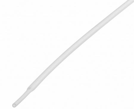 Термоусадочная трубка REXANT 1,0/0,5 мм, белая, упаковка 50 шт. по 1 м Фото