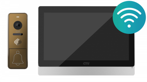 KIT 5902 Комплект  видеодомофона из вызывной панели CTV-D4005 и монитор CTV-M590 Фото KIT 5902 Комплект  видеодомофона из вызывной панели CTV-D4005 и монитор CTV-M590 Фото
