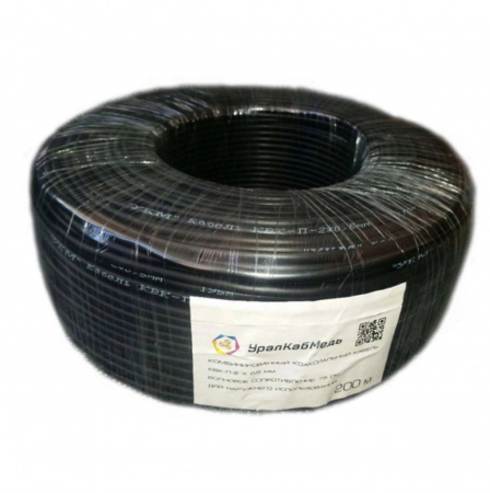 Кабель комбинированный (УралКабМедь) КВК-П-2*0,5 Э  Фото