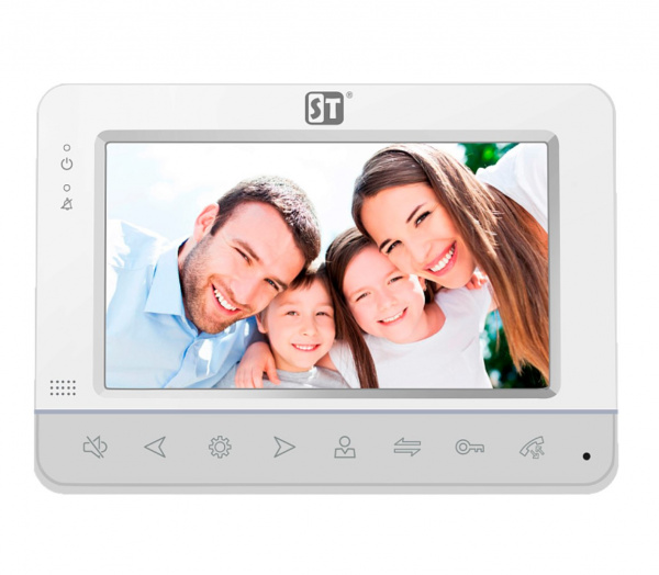 ST-M101/7 (S/SD) БЕЛЫЙ Монитор домофона цветной Фото