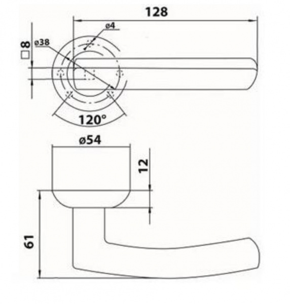 Tantos H-002-A-150-CP-WB Ручки раздельные Фото