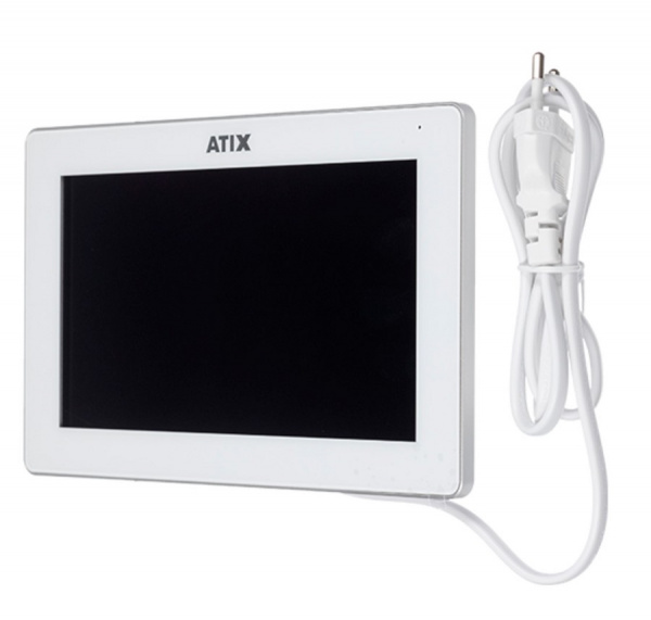 AT-I-M721F/IW White Цветной WIFI домофон FHD Фото AT-I-M721F/IW White Цветной WIFI домофон FHD Фото