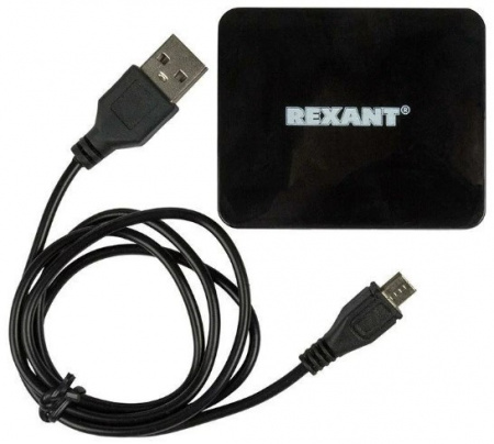 Делитель гнездо HDMI на 2 гнезда HDMI,  пластик  REXANT Фото