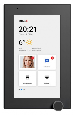 AZ-07L Black Монитор IP-видеодомофона цветной Фото