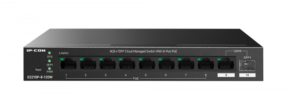 G2210P-8-120W управляемый PoE-коммутатор Фото