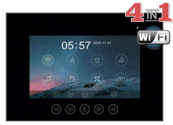 Marilyn HD Wi-Fi s (black) VZ Монитор видеодомофона Фото