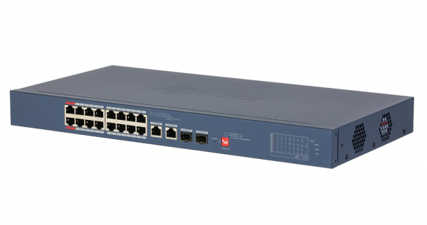 DH-CS4218-16ET-135-V2 16-портовый PoE коммутатор с функцией облачного управления Фото