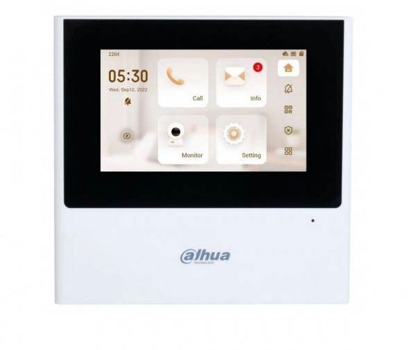 DHI-VTH2611L-WP Видеодомофон IP DHI-VTH2611L-WP Видеодомофон IP