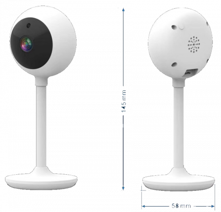 iШар Плюс Видеокамера Wi-Fiкомпактная с ИК подсветкой  Фото