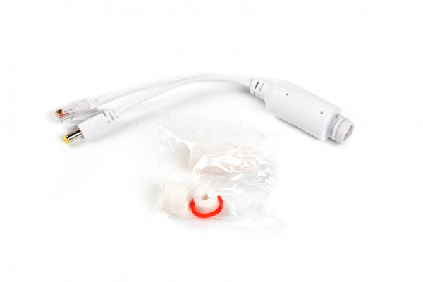 Сплиттер PSE-SP-1A-E v.2, мощность 13Вт, вх. RJ-45 PoE, вых. RJ-45 Ethernet и DC 12V Фото