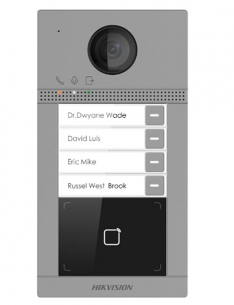 DS-KV8413-WME1(C)/Flush Вызывная панель Фото DS-KV8413-WME1(C)/Flush Вызывная панель Фото