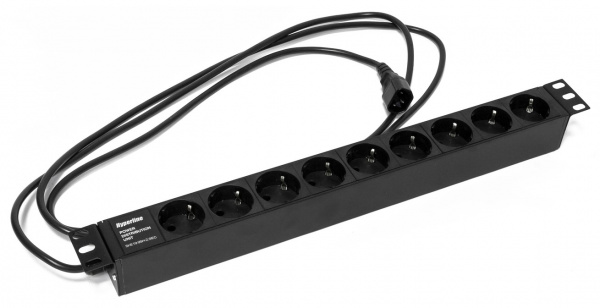 Hyperline SHE19-9SH-2.5IEC Блок розеток для 19 Hyperline SHE19-9SH-2.5IEC Блок розеток для 19