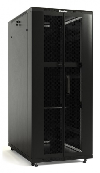 Hyperline TTB-4282-DD-RAL9004 Шкаф напольный 19-дюймовый, 42U, 2055x800х1200 мм (ВхШхГ) Фото