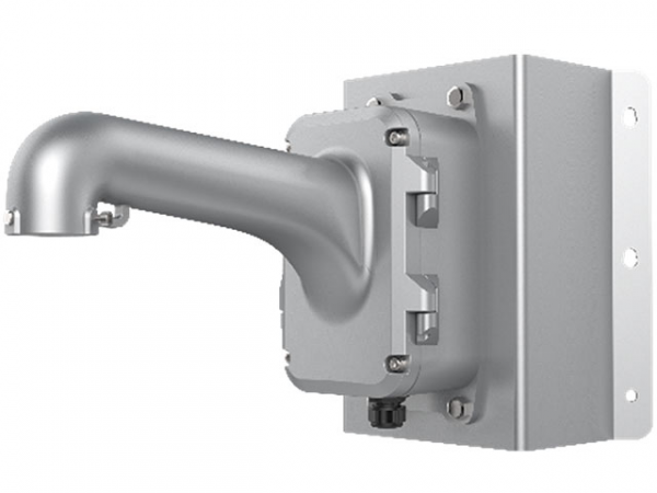 DS-1604ZJ-BOX-CORNER-P Крепление на угол с монтажной коробкой, серое Фото