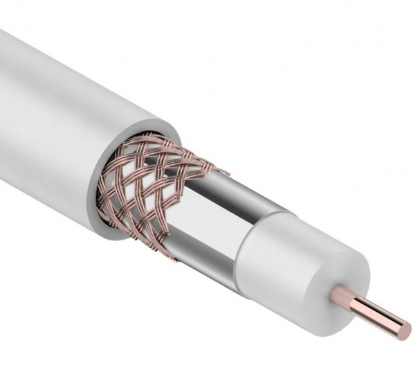 Кабель коаксиальный REXANT RG-6U+Cu, 75 Ом, Cu/Al/Cu, 64%, бухта 100 м Фото Кабель коаксиальный REXANT RG-6U+Cu, 75 Ом, Cu/Al/Cu, 64%, бухта 100 м Фото
