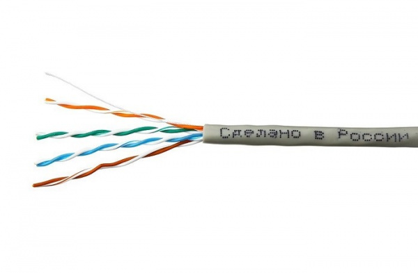 Кабель «витая пара» (SkyNet) UTP indoor CAT5e, 4x2x24AWG Cu Light 305 (LAN) (1693211) Фото