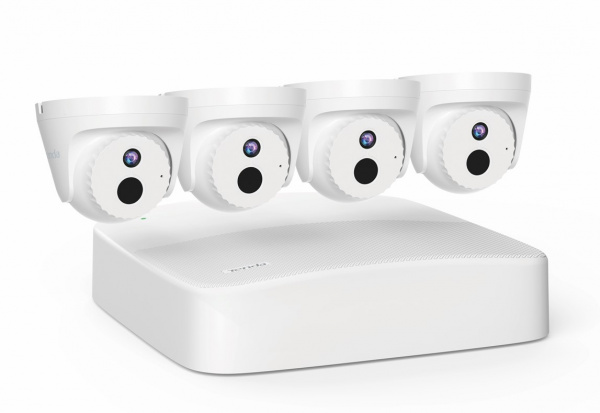 K4P-4CR Комплект видеонаблюдения с PoE на 4 канала: видеорегистратор и 4 камер PoE HD Фото