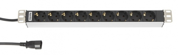 Hyperline SHT19-9SH-2.5IEC Блок розеток для 19 Hyperline SHT19-9SH-2.5IEC Блок розеток для 19