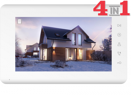 Mia HD (White) VZ-2 Монитор цветного видеодомофона Фото