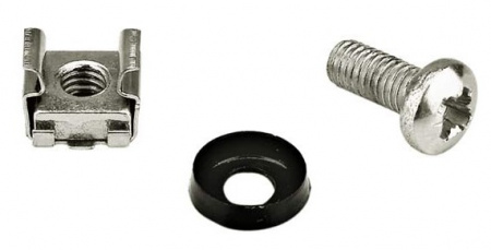 Hyperline CNS-M6-16-50 Комплект винт M6, квадратная гайка, шайба (16 мм) (50 шт,) Фото Hyperline CNS-M6-16-50 Комплект винт M6, квадратная гайка, шайба (16 мм) (50 шт,) Фото