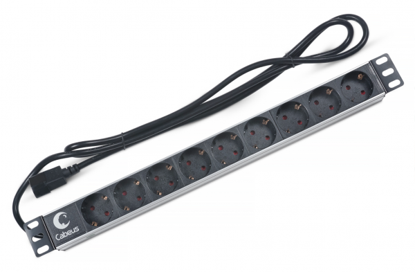 Cabeus PDU-9P-2IEC Блок евророзеток для 19 Cabeus PDU-9P-2IEC Блок евророзеток для 19