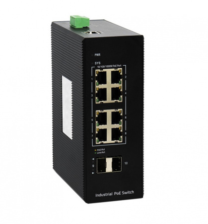 RVi-2NSIM08GP-2S Сетевой промышленный коммутатор с функциями управления L2+ Фото