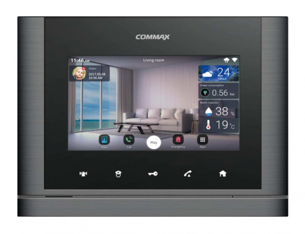 Видеодомофон CMV-70MX Темное Серебро Black Smog Фото Видеодомофон CMV-70MX Темное Серебро Black Smog Фото