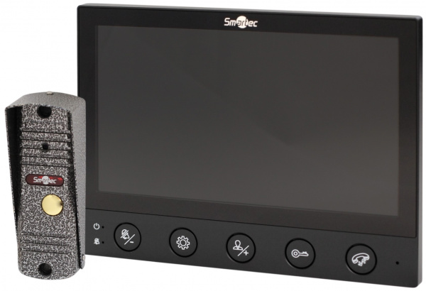 ST-MS607S-BK Комплект видеодомофона с вызывной панелью Smartec Фото ST-MS607S-BK Комплект видеодомофона с вызывной панелью Smartec Фото