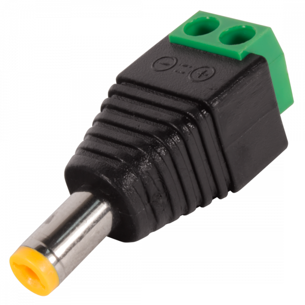 Разъем TS DC штекер питания с клеммной колодкой, под винт, LUX Фото