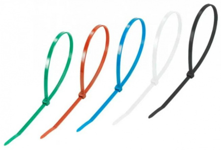 Хомут-стяжкa нeйлонoвая REXANT 400x4,8 мм, цветная, упаковка 25 шт. Фото