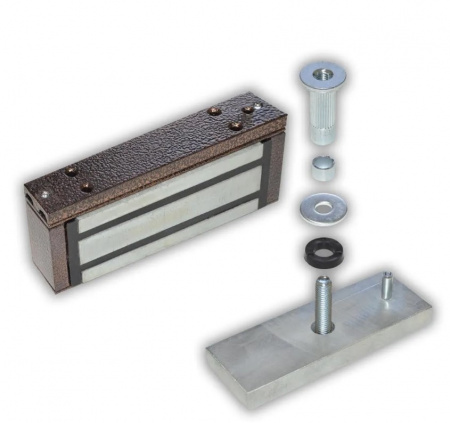 М1-200 (коричневый) Замок электромагнитный Фото М1-200 (коричневый) Замок электромагнитный Фото