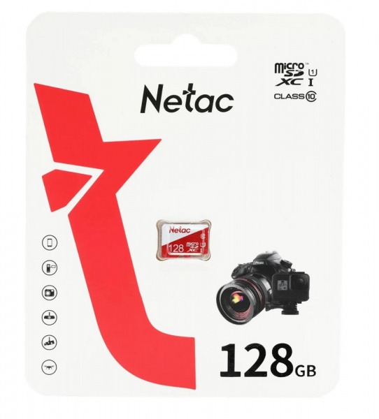 Карта памяти Netac P500 ECO microSDXC 128 ГБ Фото
