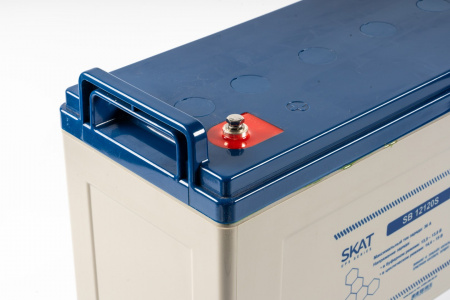 SKAT SB 12120S АКБ свинцово-кислотная тип AGM 12V 120Ач Iзар.36А, клеммы под болт М6 Фото