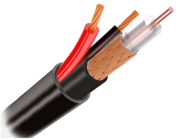 Кабель коаксиальный Optimus КВК-П 2*0.5 (outdoor) CCA Light, бухта 200м   Фото Кабель коаксиальный Optimus КВК-П 2*0.5 (outdoor) CCA Light, бухта 200м   Фото