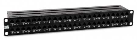 Hyperline PPHD-19-48-8P8C-C6A-110D Патч-панель высокой плотности 19