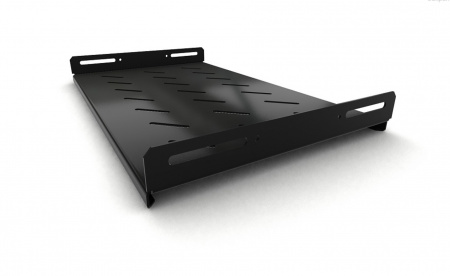 Hyperline TSH3L-300-RAL9004 Полка стационарная, глубина 300 мм, с боковым креплением Фото