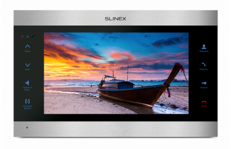 SLINEX SL-10IPTHD Silver+Black, цветной видеодомофон 10'' Фото