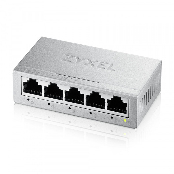 GS-105B v5, EU, 5-port GbE Unmanaged Switch 5-портовый гигабитный коммутатор Фото