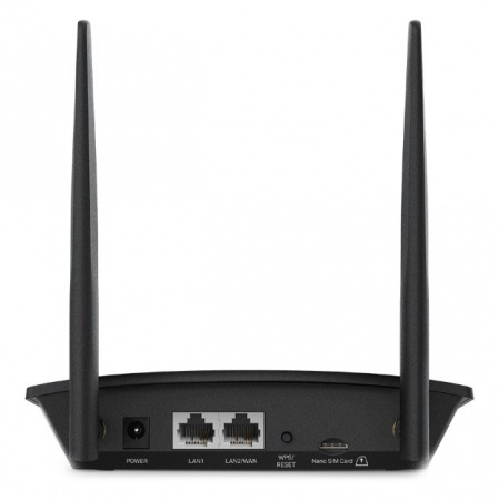 Wi-Fi роутер TP-LINK TL-MR100, N300, черный Фото