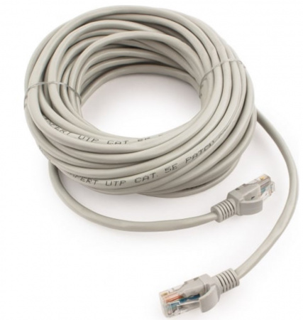 Патч-корд медный UTP Cablexpert PP10-10M кат.5e, 10м, литой, многожильный (серый) Фото