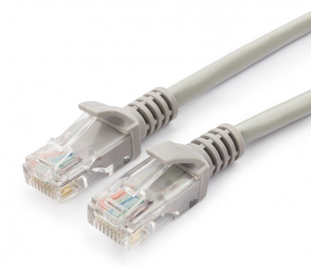 Патч-корд UTP Cablexpert PP6U-0.25M кат.6, 0.25м, литой, многожильный (серый) Фото