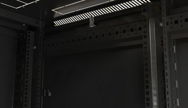 Hyperline TTB-4768-AS-RAL9004 Шкаф напольный 19-дюймовый, 47U, 2277x600х800 мм  Фото